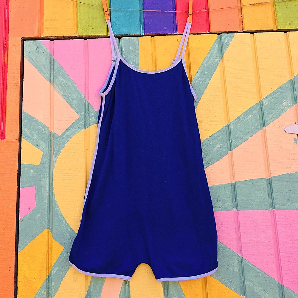 cute little blue romper